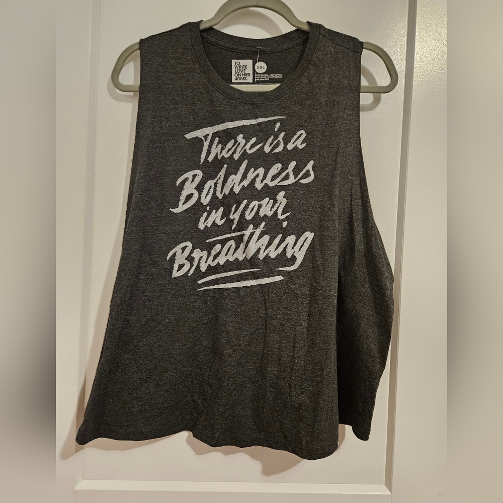 Gray Muscle Tee TWLOHA